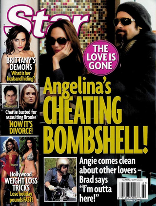 Illustration for article titled This Week In Tabloids: Brad Storms Off To A Biker Bar, Lindsay's Healed In Photoshop